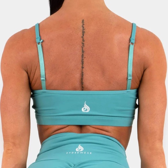 NWT Ryderwear Staples Sports Bra Size Medium in Teal - Picture 3 of 6